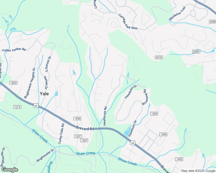 map of restaurants, bars, coffee shops, grocery stores, and more near 311 Gregory Way in Hendersonville