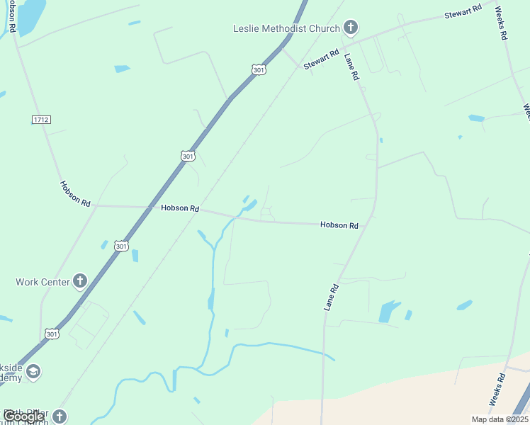 map of restaurants, bars, coffee shops, grocery stores, and more near 2821 Hobson Road in Dunn