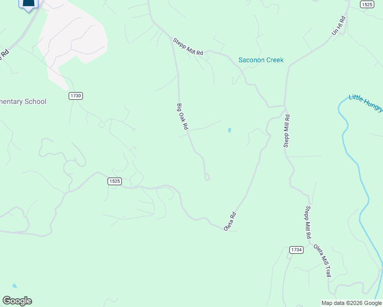 map of restaurants, bars, coffee shops, grocery stores, and more near 580 Big Oak Road in Hendersonville