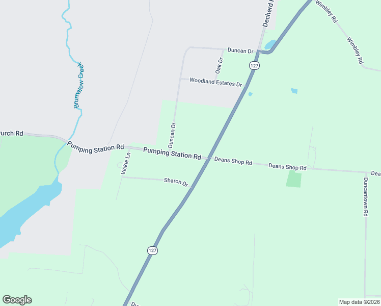 map of restaurants, bars, coffee shops, grocery stores, and more near 92 Old Brick Church Road in Estill Springs