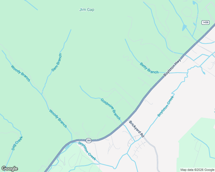 map of restaurants, bars, coffee shops, grocery stores, and more near 70 Deep Woods Road in Mills River