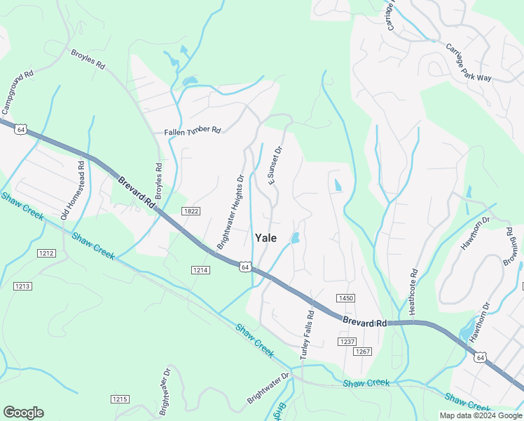 map of restaurants, bars, coffee shops, grocery stores, and more near 58 Sunset Horizion Lane in Hendersonville