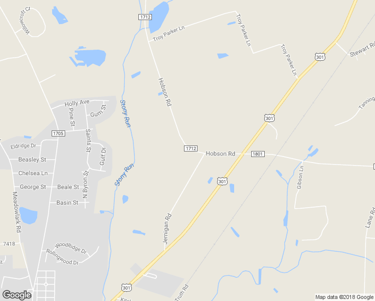 map of restaurants, bars, coffee shops, grocery stores, and more near 2140 Hobson Road in Dunn