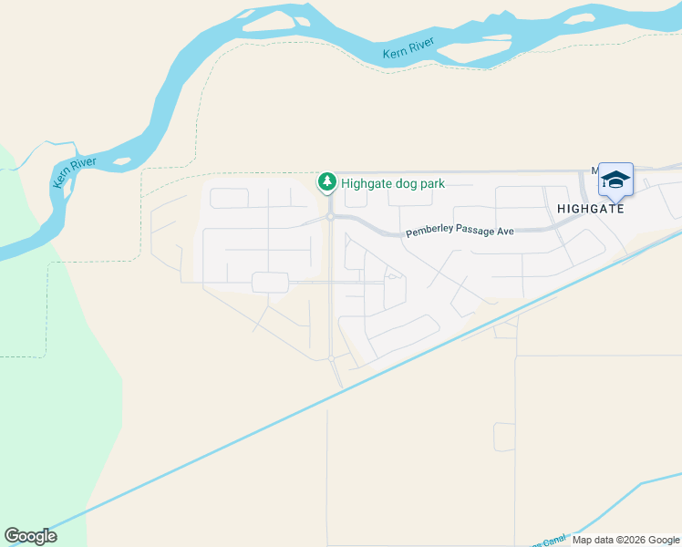 map of restaurants, bars, coffee shops, grocery stores, and more near 14423 ROKEBY WAY in Bakersfield