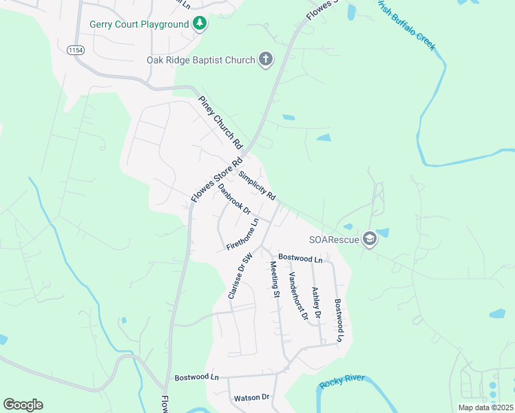 map of restaurants, bars, coffee shops, grocery stores, and more near 5814 Firethorne Lane in Concord