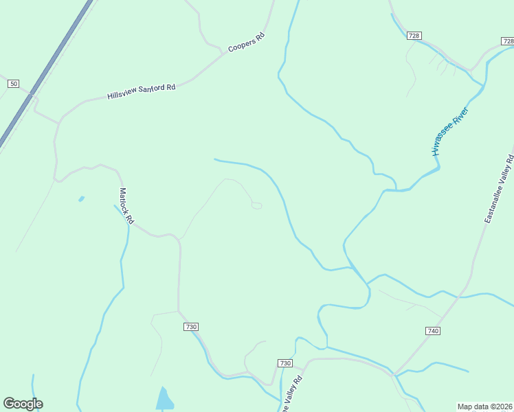 map of restaurants, bars, coffee shops, grocery stores, and more near 311 County Road 730 in Riceville