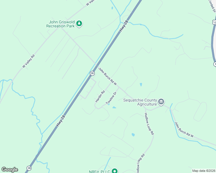 map of restaurants, bars, coffee shops, grocery stores, and more near 12 Applewood Lane in Dunlap
