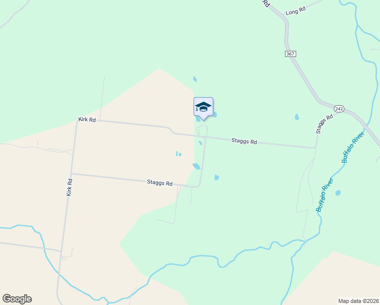 map of restaurants, bars, coffee shops, grocery stores, and more near 96 Staggs Road in Ethridge