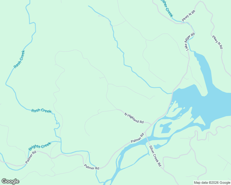 map of restaurants, bars, coffee shops, grocery stores, and more near 54 Silver Ridge Road in Mill Spring