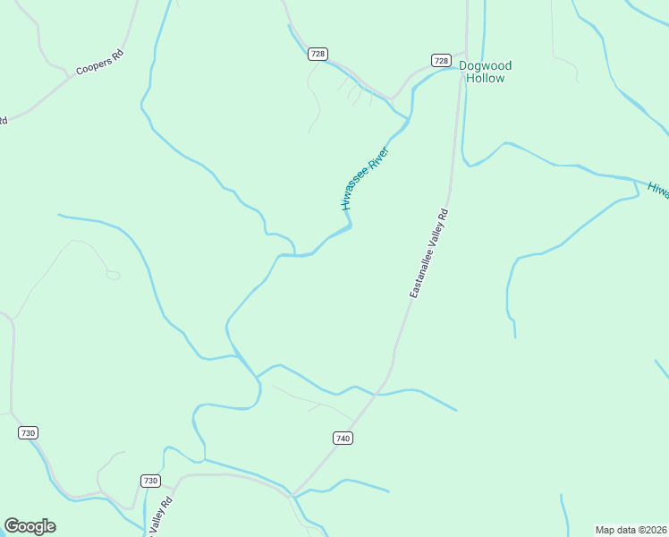 map of restaurants, bars, coffee shops, grocery stores, and more near 518 County Road 740 in Riceville