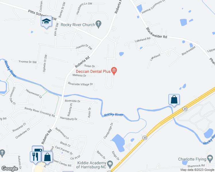 map of restaurants, bars, coffee shops, grocery stores, and more near 5606 Hammermill Drive in Harrisburg