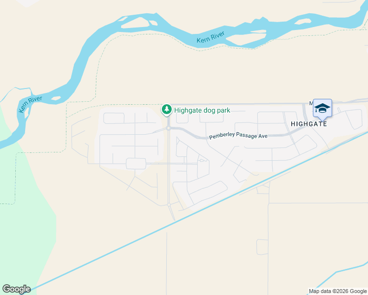 map of restaurants, bars, coffee shops, grocery stores, and more near 2025 Delamere Street in Bakersfield