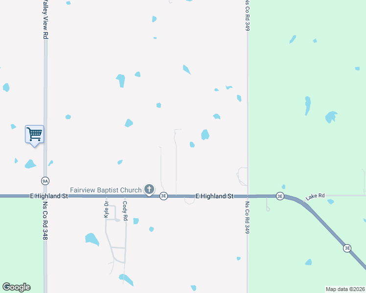 map of restaurants, bars, coffee shops, grocery stores, and more near 48602 Oklahoma 3E in Earlsboro