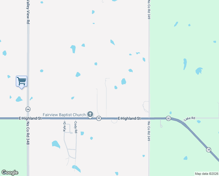 map of restaurants, bars, coffee shops, grocery stores, and more near 48602 Oklahoma 3E in Earlsboro