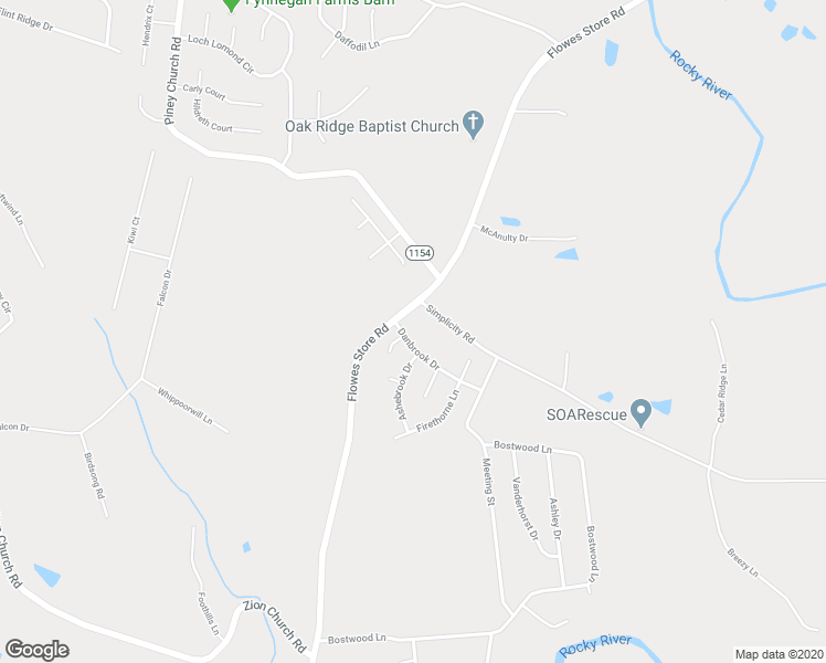 map of restaurants, bars, coffee shops, grocery stores, and more near 1113 Danbrooke Drive in Concord