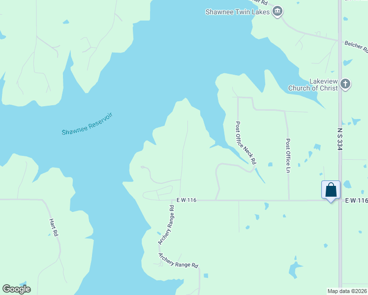 map of restaurants, bars, coffee shops, grocery stores, and more near 15512 Nickens Road in Shawnee