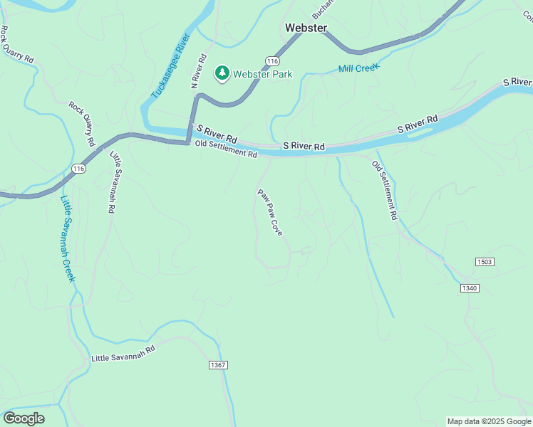 map of restaurants, bars, coffee shops, grocery stores, and more near 667 Paw Paw Cove in Sylva