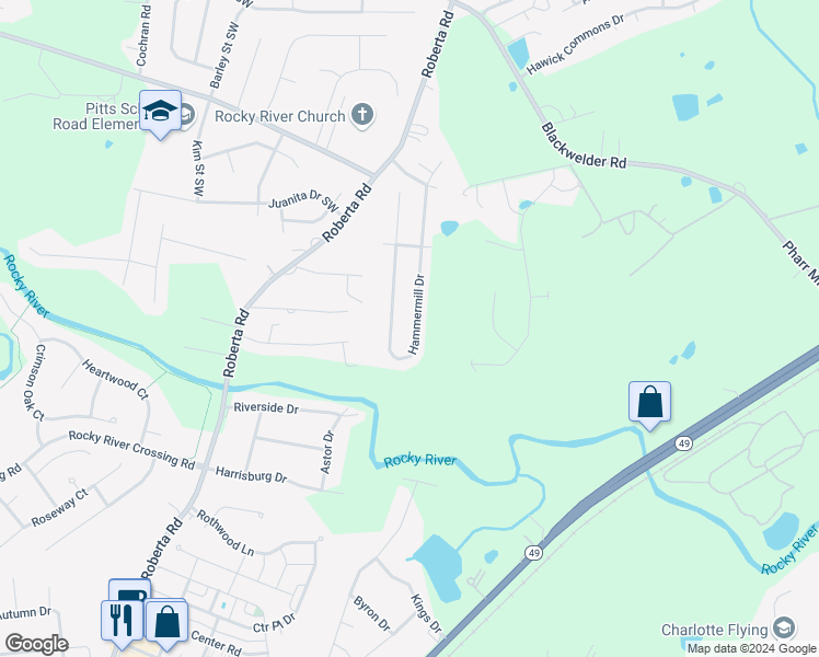 map of restaurants, bars, coffee shops, grocery stores, and more near 5564 Hammermill Drive in Harrisburg