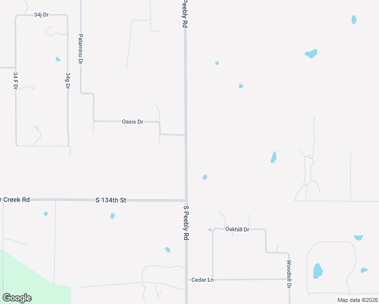 map of restaurants, bars, coffee shops, grocery stores, and more near 13101 South Peebly Road in Oklahoma City