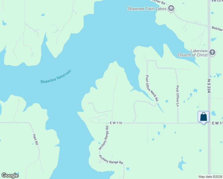 map of restaurants, bars, coffee shops, grocery stores, and more near 15512 Nickens Road in Shawnee