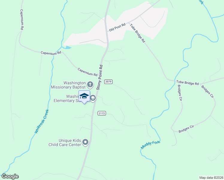 map of restaurants, bars, coffee shops, grocery stores, and more near 105 Como Drive in Shelby