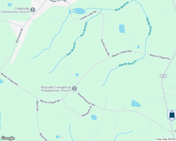 map of restaurants, bars, coffee shops, grocery stores, and more near 665-1141 Blacks Chapel Road in Sanford