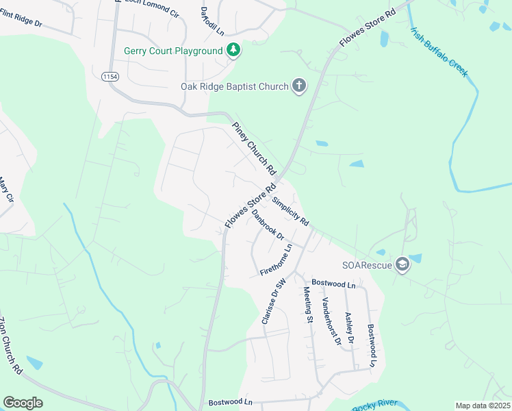 map of restaurants, bars, coffee shops, grocery stores, and more near 1101 Danbrook Drive in Concord
