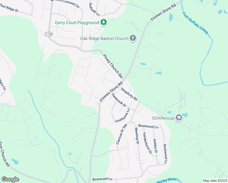 map of restaurants, bars, coffee shops, grocery stores, and more near 1101 Danbrook Drive in Concord