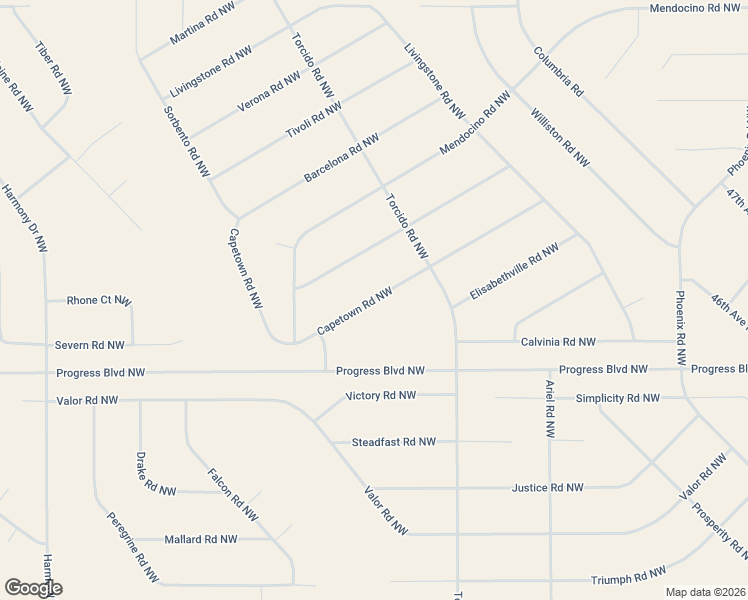 map of restaurants, bars, coffee shops, grocery stores, and more near Capetown Road Northwest in Rio Rancho