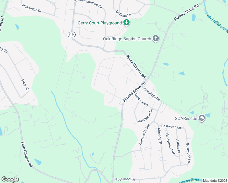 map of restaurants, bars, coffee shops, grocery stores, and more near 1045 Jeffrey Court Southwest in Concord