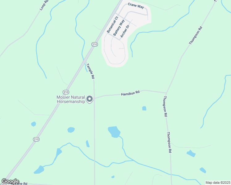 map of restaurants, bars, coffee shops, grocery stores, and more near 175 Hamilton Road in Bunnlevel