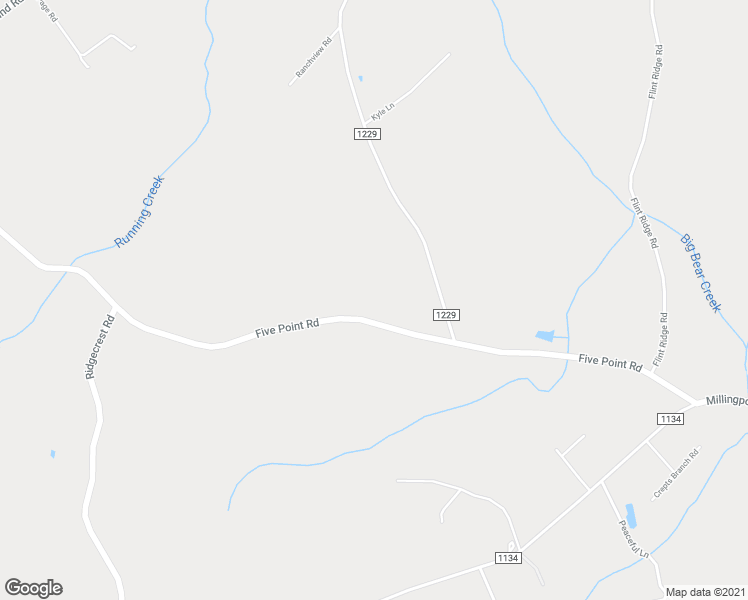 map of restaurants, bars, coffee shops, grocery stores, and more near 16639 Five Point Road in Locust