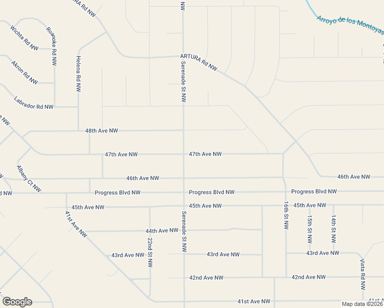 map of restaurants, bars, coffee shops, grocery stores, and more near 47th Avenue Northwest in Rio Rancho