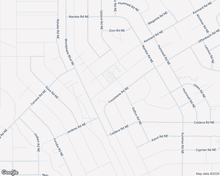 map of restaurants, bars, coffee shops, grocery stores, and more near Tresimene Road Northeast in Rio Rancho