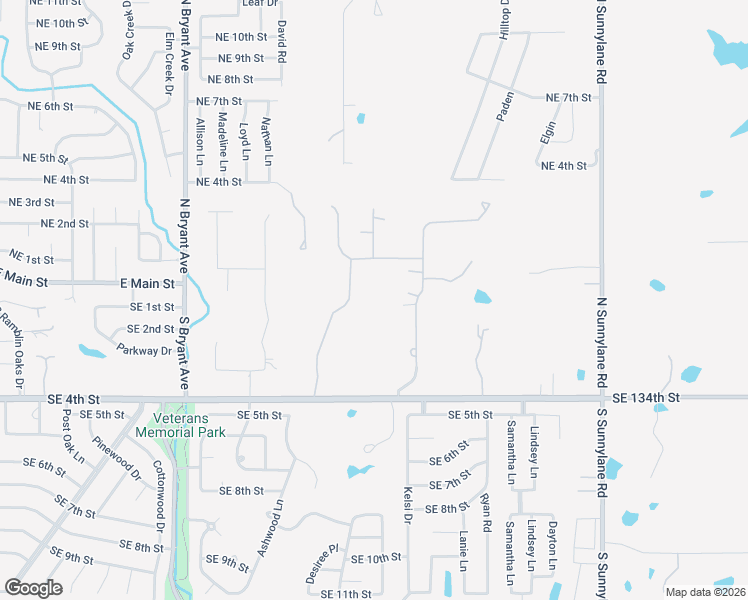 map of restaurants, bars, coffee shops, grocery stores, and more near 201 North Olde Bridge Road in Moore