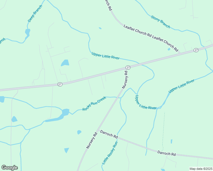map of restaurants, bars, coffee shops, grocery stores, and more near 65 Patsy Lemons Lane in Lillington