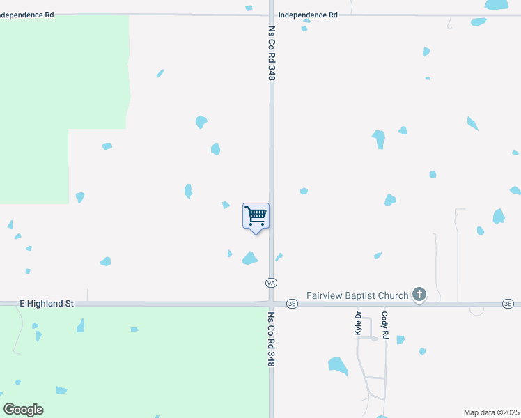 map of restaurants, bars, coffee shops, grocery stores, and more near 15606 Valley View Road in Shawnee