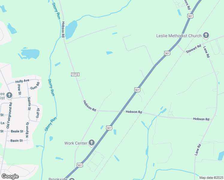 map of restaurants, bars, coffee shops, grocery stores, and more near 2243 Hobson Road in Dunn