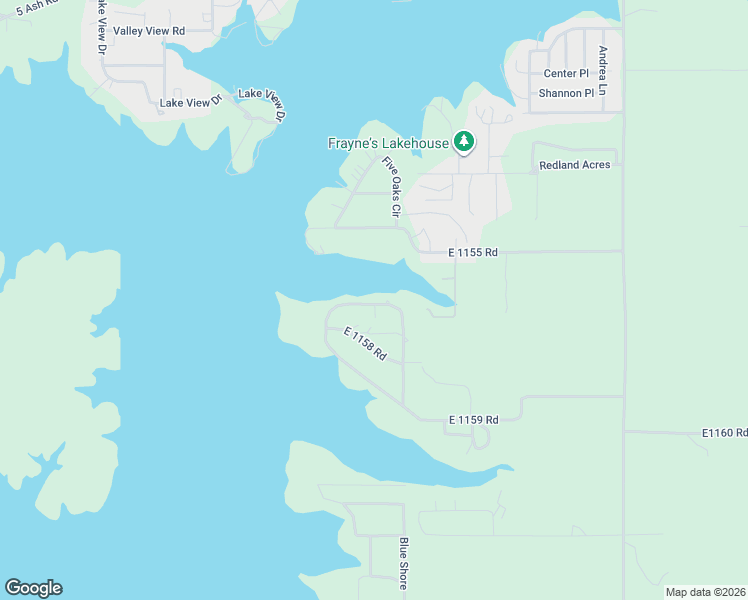 map of restaurants, bars, coffee shops, grocery stores, and more near Unnamed Road in Porum