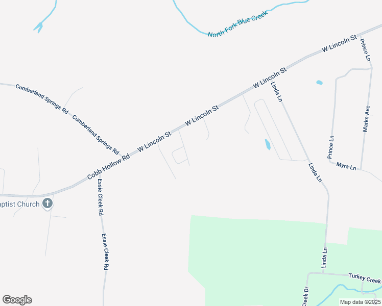 map of restaurants, bars, coffee shops, grocery stores, and more near 201 Scenic Circle in Tullahoma