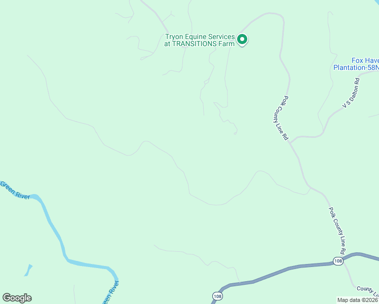 map of restaurants, bars, coffee shops, grocery stores, and more near 3808 Polk County Line Road in Rutherfordton