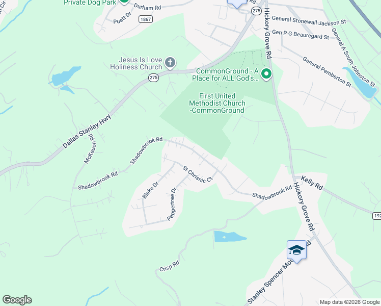 map of restaurants, bars, coffee shops, grocery stores, and more near 133 Shadowbrook Road in Mount Holly