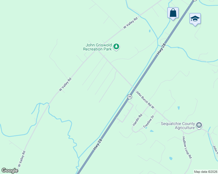 map of restaurants, bars, coffee shops, grocery stores, and more near 264 Galloway Airport Road in Dunlap