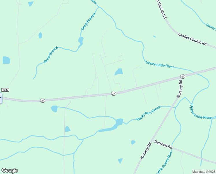 map of restaurants, bars, coffee shops, grocery stores, and more near 55 Pine Needles Drive in Lillington