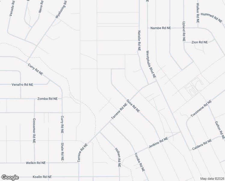 map of restaurants, bars, coffee shops, grocery stores, and more near 4813 Susa Road Northeast in Rio Rancho