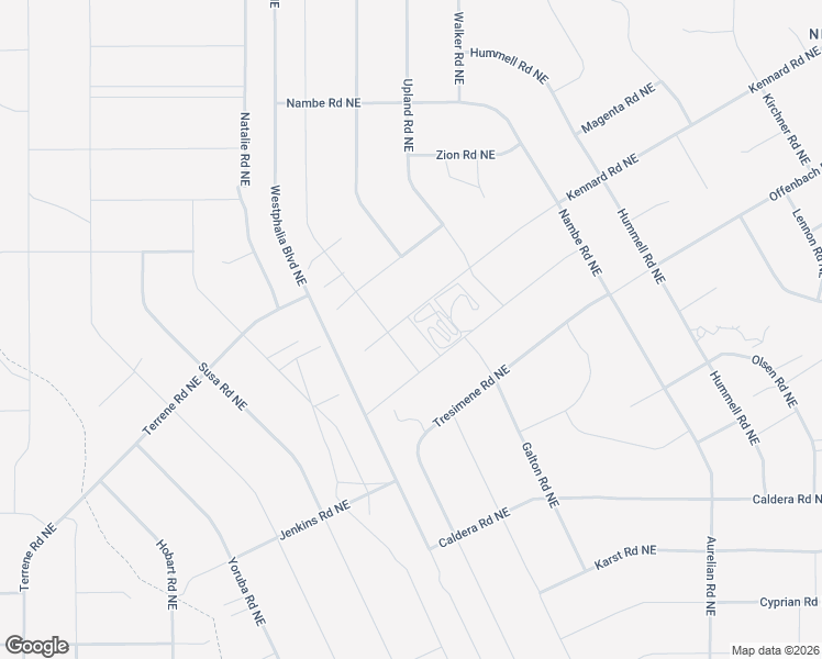 map of restaurants, bars, coffee shops, grocery stores, and more near Villanelle Road in Rio Rancho