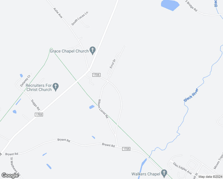 map of restaurants, bars, coffee shops, grocery stores, and more near 3256 Ashe Avenue in Dunn