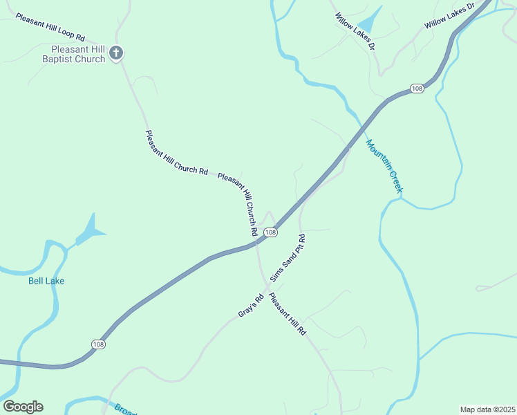 map of restaurants, bars, coffee shops, grocery stores, and more near 2114 North Carolina 108 in Rutherfordton