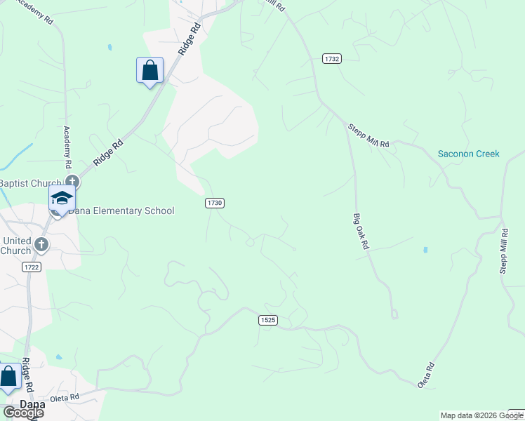 map of restaurants, bars, coffee shops, grocery stores, and more near 541 Owensby Road in Hendersonville