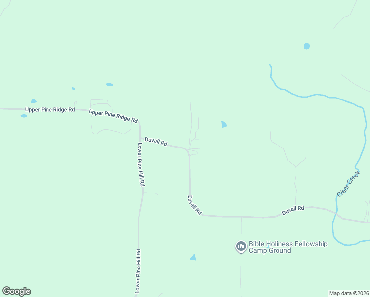 map of restaurants, bars, coffee shops, grocery stores, and more near 1824 Duvall Road in Russellville